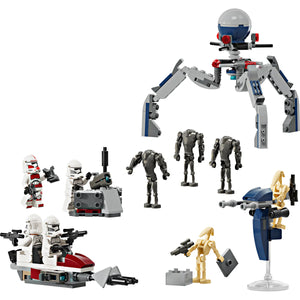 LEGO® Star Wars™ - Pachet de luptă Clone Trooper™ și Droid de luptă 75372, 215 piese