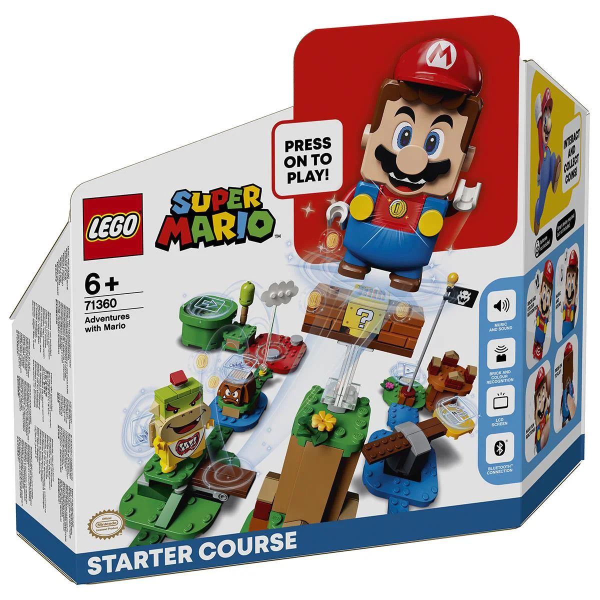 LEGO® Super Mario, Aventurile lui Mario - Set de bază 71360, 231 de piese