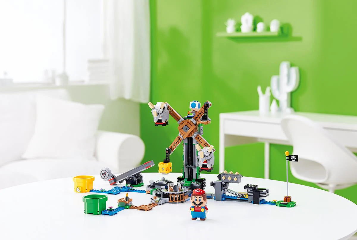 LEGO® Super Mario, Set extensie - Distrugerea lui Reznor 71390, 862 piese