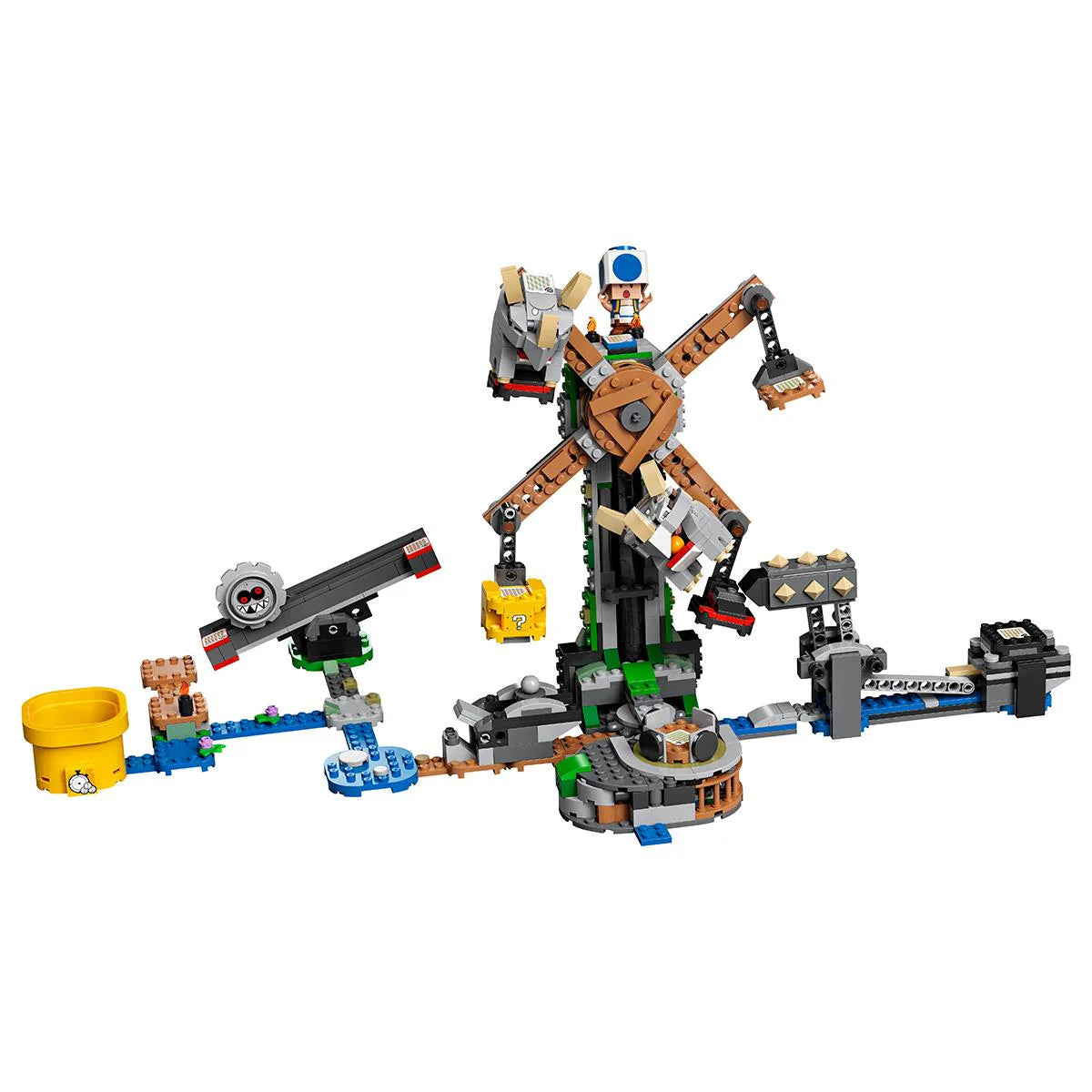 LEGO® Super Mario, Set extensie - Distrugerea lui Reznor 71390, 862 piese