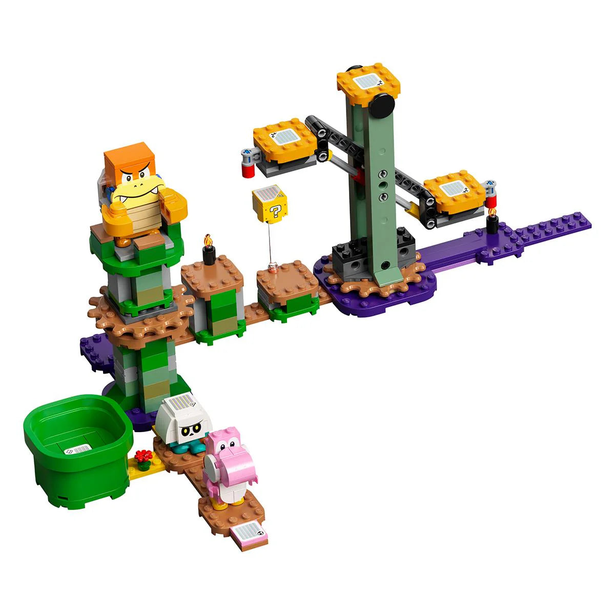 LEGO® Super Mario, Set extensie - Distrugerea lui Reznor 71390, 862 piese