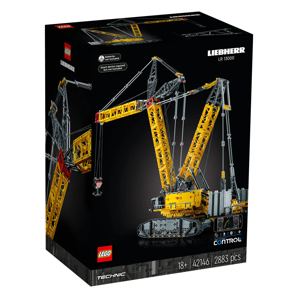 LEGO® Technic - Macara pe șenile Liebherr LR 13000 42146, 2883 de piese
