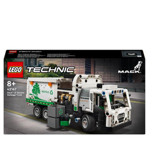 LEGO® Technic - Mack® LR Mașină de gunoi electrică 42167, 503 piese