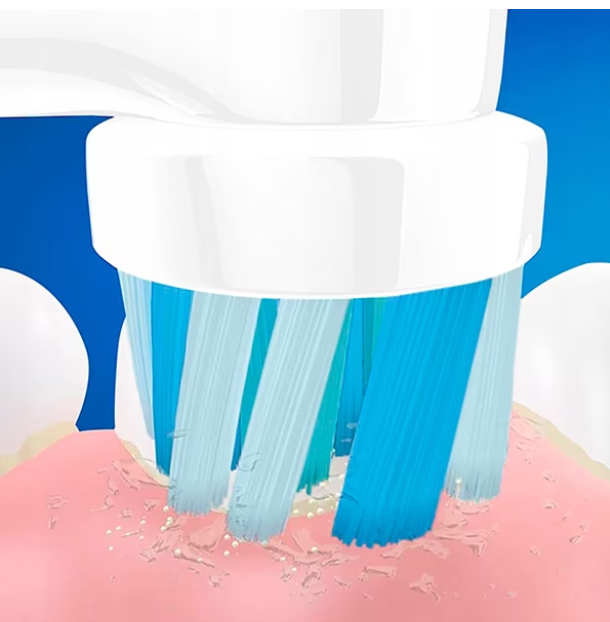 Cap de periuță de dinți electrică Oral-B Frozen pentru copii EB10S-3, 3 bucăți