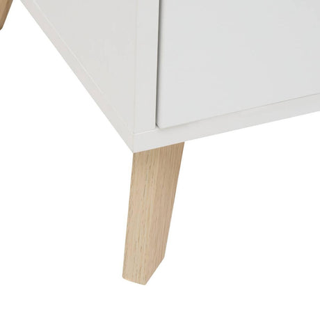 ТВ шкаф 5five Luma, MDF, Бял, 120 cm — изглед 9