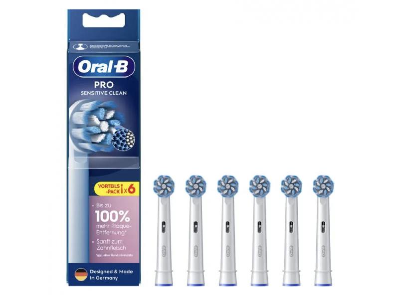 Cap de periuță de dinți electrică Oral-B Pro Sensitive Clean 860717, 6 bucăți