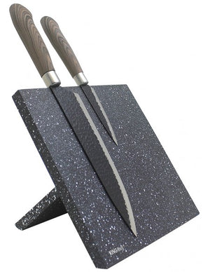 Suport magnetic pentru cuțite KingHoff 1560, marmură neagră