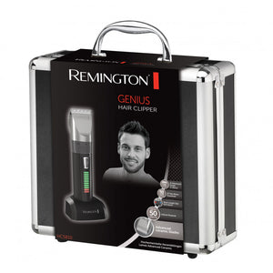 Mașină de tuns Remington HC5810 Genius, fără fir, 10 accesorii, negru/gri