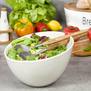 Set de bol și 2 tacâmuri pentru salată Klausberg, Ceramică