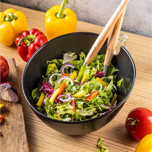 Set de bol și 2 tacâmuri pentru salată Klausberg, Ceramică