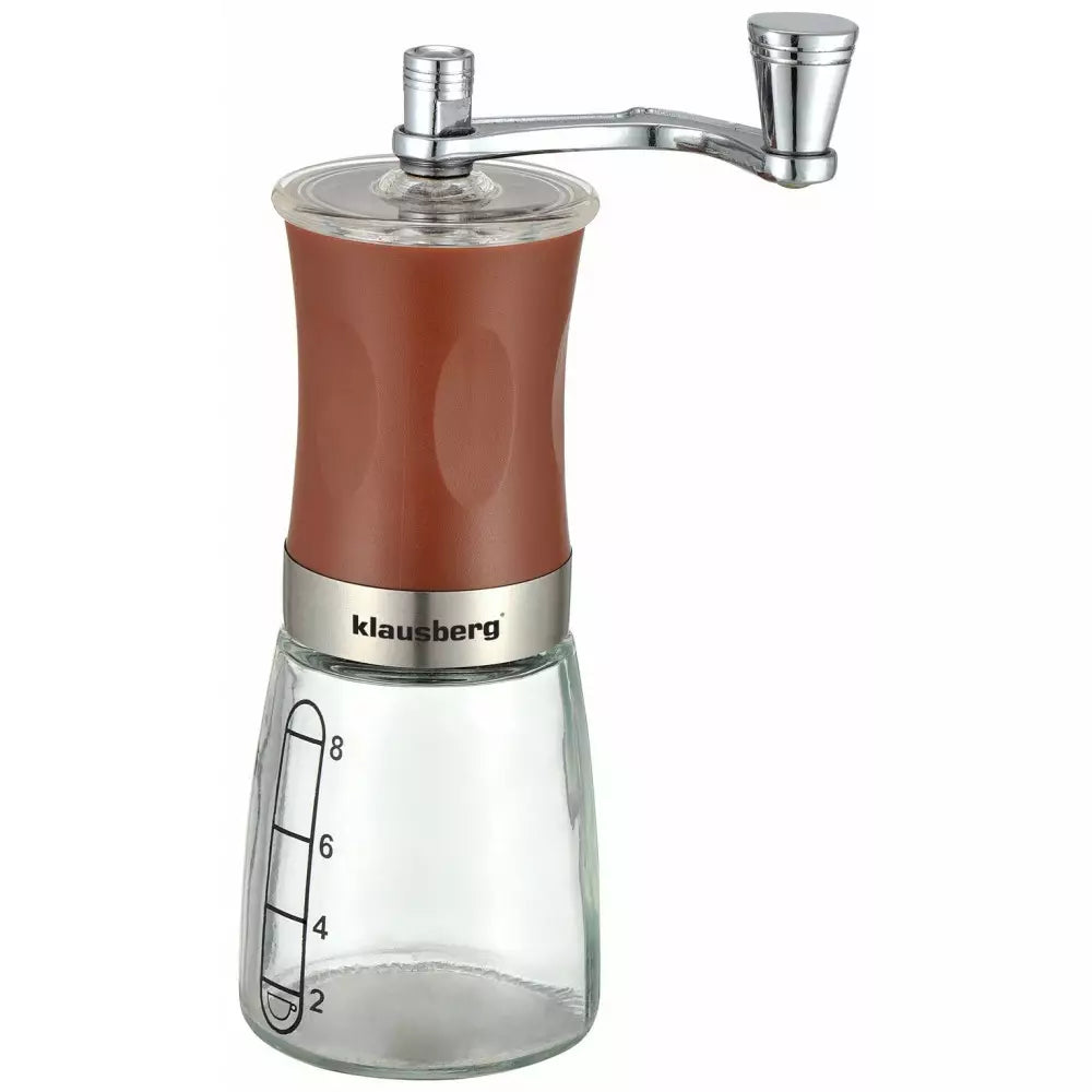 Râșniță de cafea Klausberg 7176, Mecanism ceramic, Rezervor de sticlă