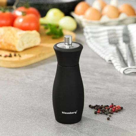 Râșniță Klausberg 7342, oțel inoxidabil, neagră