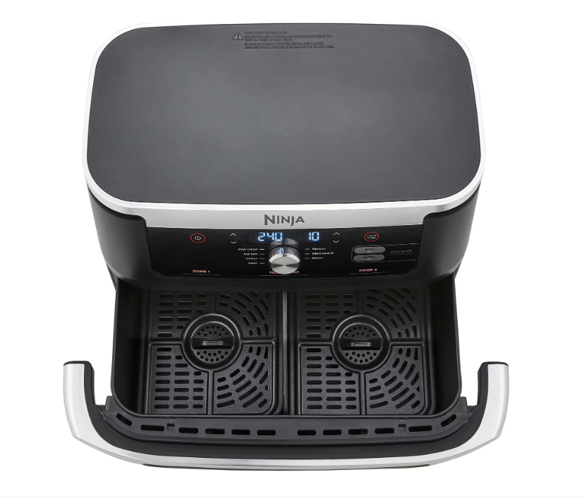 Friteuză cu aer Ninja AF500DE Foodi FlexDrawer, 2470W, 10.4L, 7 programe, neagră