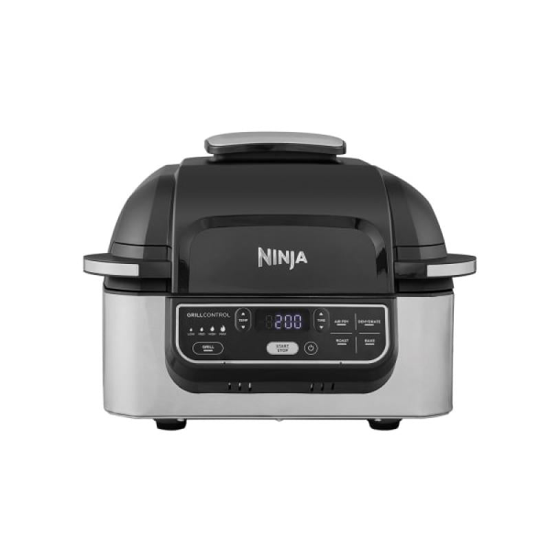 Friteuză cu aer cald Ninja AG301EU, 1750W, 5 funcții de gătit adaptive, gri/negru
