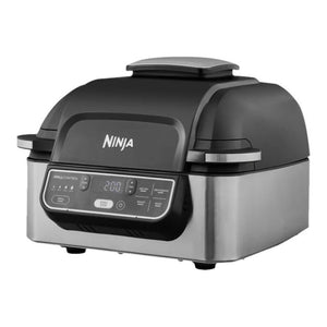 Friteuză cu aer cald Ninja AG301EU, 1750W, 5 funcții de gătit adaptive, gri/negru