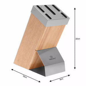 Set de cuțite KingHoff 3461, lamă din oțel inoxidabil, mâner din lemn, 6 piese