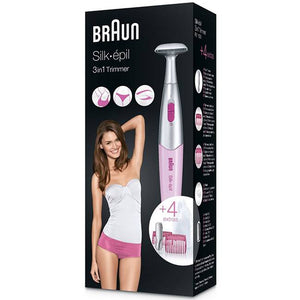 Aparat de tuns Braun Silk-épil FG1100 3 în 1, 4 accesorii, geantă de călătorie