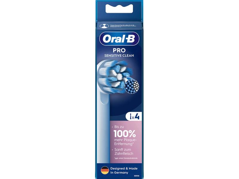 Cap de periuță de dinți electrică Oral-B 860809, Pentru Oral-B Pro Sensitive Clean, 4 buc.