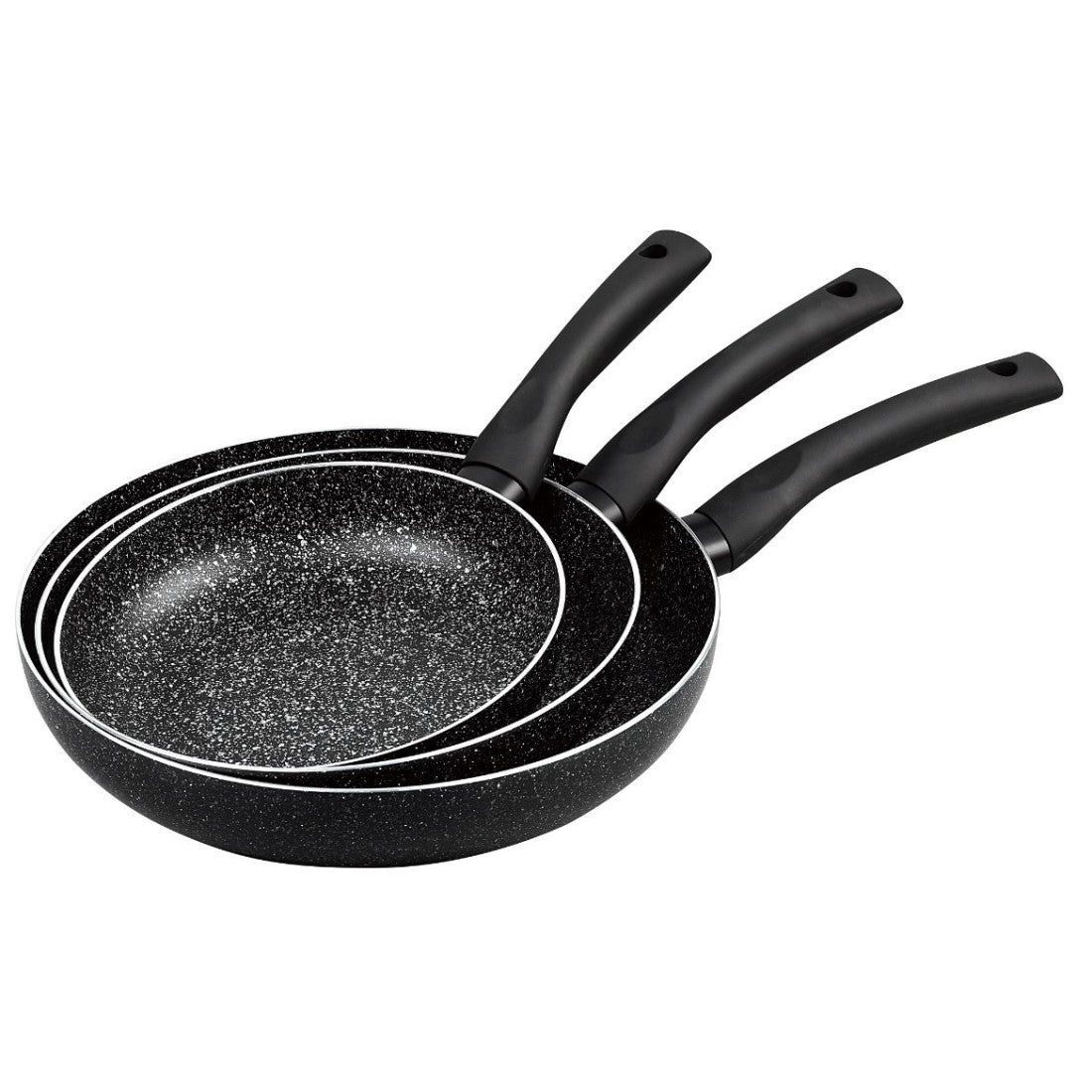 Set tigai KingHoff 1562, aluminiu/marmură, 20/24/28 cm