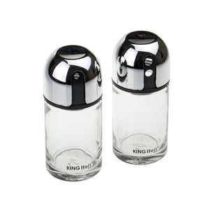 Set de 2 solnițe și pipernițe KingHoff 1644 11,2x5,8x12,7 cm, Capacitate 100 grame
