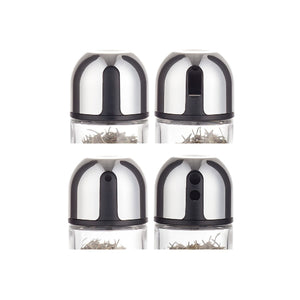 Set de 2 solnițe și pipernițe KingHoff 1644 11,2x5,8x12,7 cm, Capacitate 100 grame