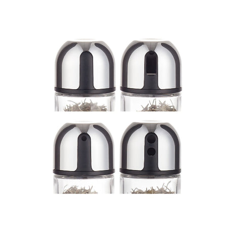 Set de 2 solnițe și pipernițe KingHoff 1644 11,2x5,8x12,7 cm, Capacitate 100 grame