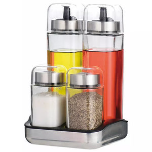 Olivernick KingHoff KH 1646, 5 piese, Borcane de sticlă, Oțel inoxidabil