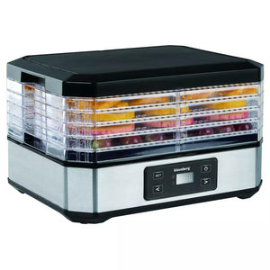 Uscător de fructe Klausberg 7569, 350 W, LED, 220-240 V, Argintiu/Negru