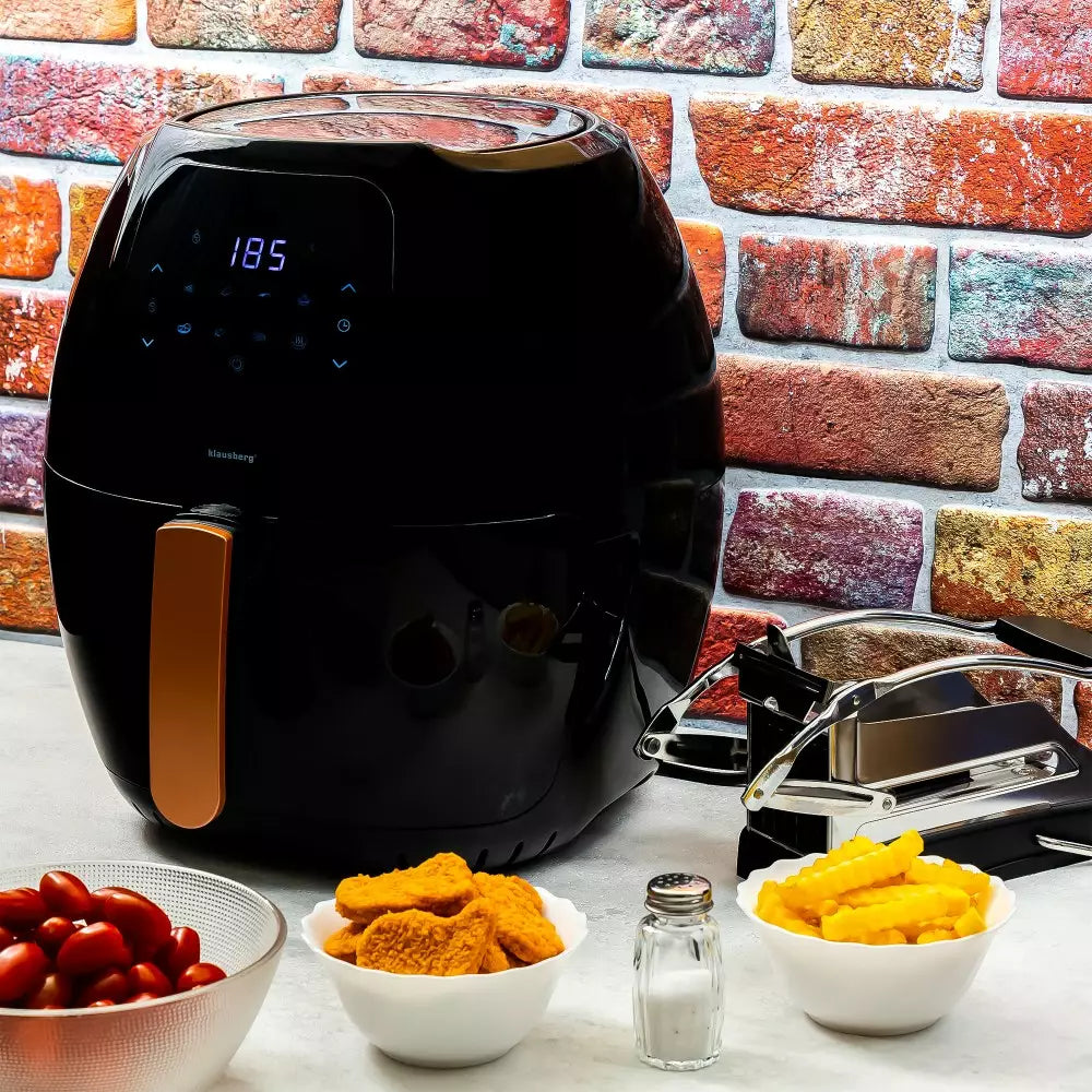 Friteuză cu aer cald Klausberg 7572, 7,7L, Negru