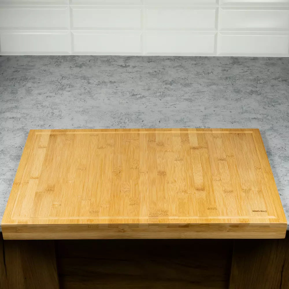Placă de bambus KingHoff 1686, dreptunghiulară, 58x38x4 cm