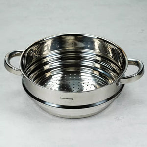 Aparat de gătit la abur Klausberg 7587, Pentru vase de 20-22-24 cm, Oțel inoxidabil