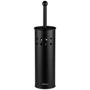 Perie de toaletă KingHoff 1812, 39,5 cm, oțel negru