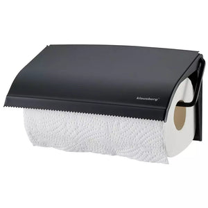 Suport pentru prosoape de hârtie de bucătărie Klausberg 7714, Inox, Negru