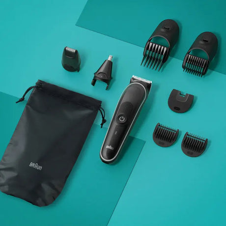 Aparat de tuns pentru față și corp Braun Series 3 MGK3440, negru, 8 în 1