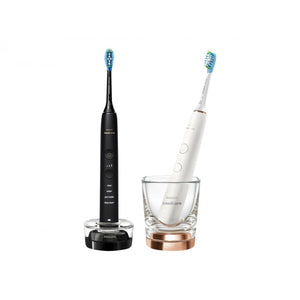 Set de 2 perii electrice Philips Sonicare DiamondClean 9000 HX9914/57, BrushSync, 4 moduri, 3 niveluri