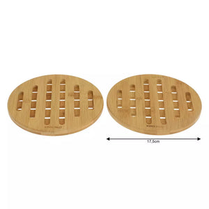 Set suporturi pentru vase KingHoff 1215, bambus