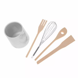 Recipient 5 piese cu ustensile de bucătărie Kassel 93561