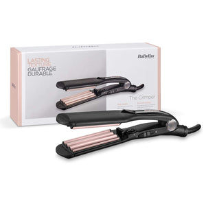 Placă de îndreptat părul BaByliss 2165CE, 210 °C, bucle tip waffle