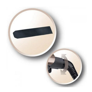 Placă de îndreptat părul Remington S8540 Keratin Protect, plăci ceramice, 9 setări de temperatură, 150°C - 230°C, afișaj LCD, bronz/negru