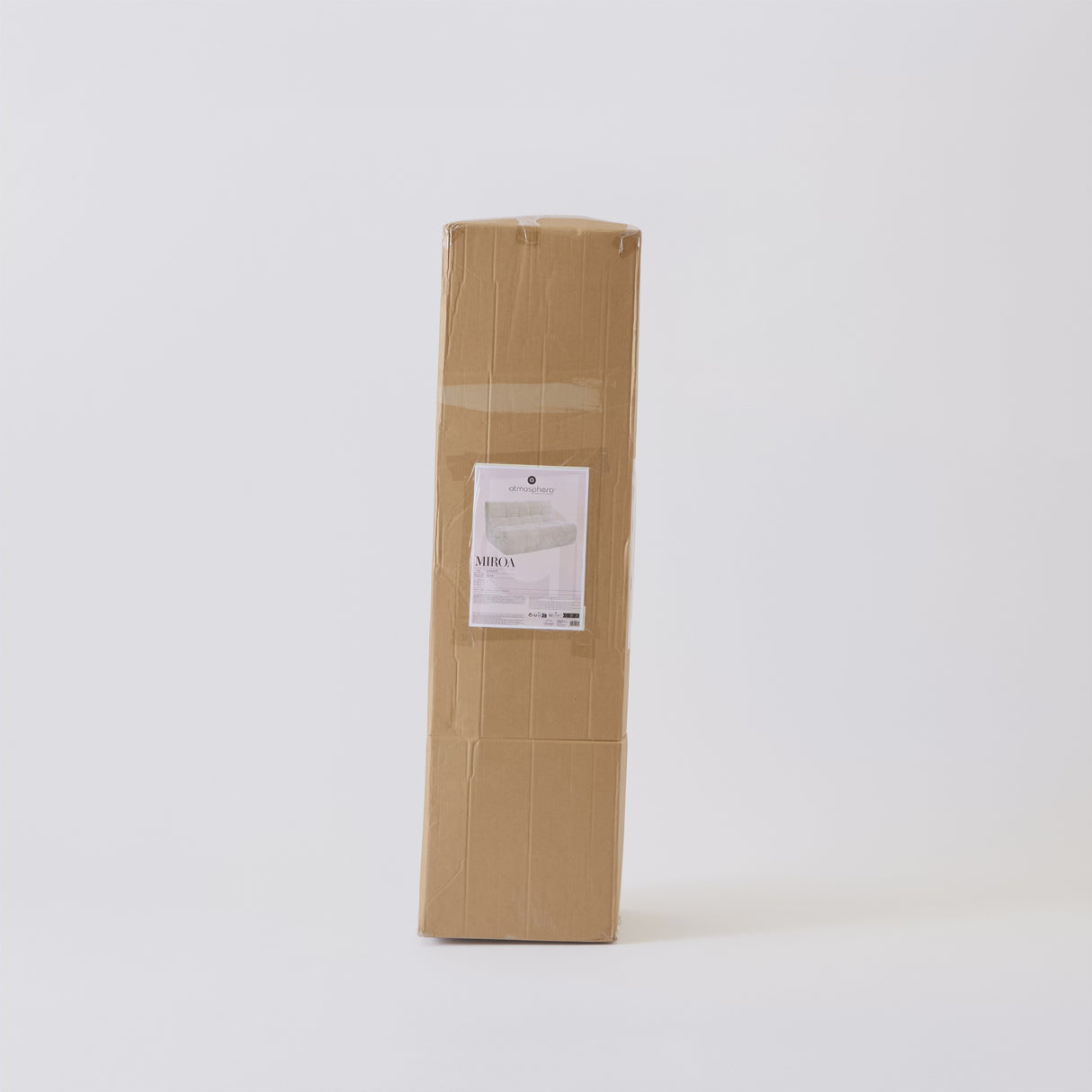 Canapea Atmosphera Miroa cu două locuri, modul comprimat, culoare Chenille, bej