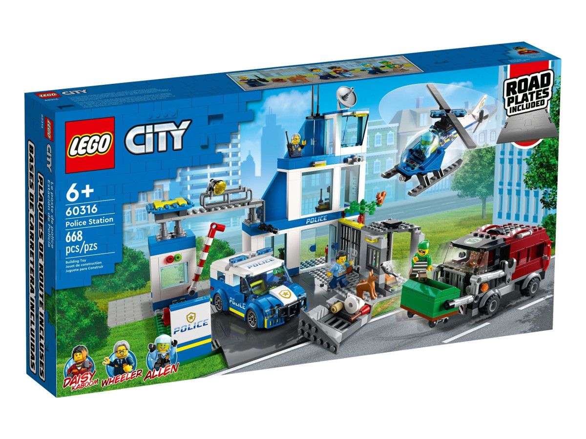 LEGO® City - Secție de poliție 60316, 668 de piese