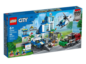 LEGO® City - Secție de poliție 60316, 668 de piese