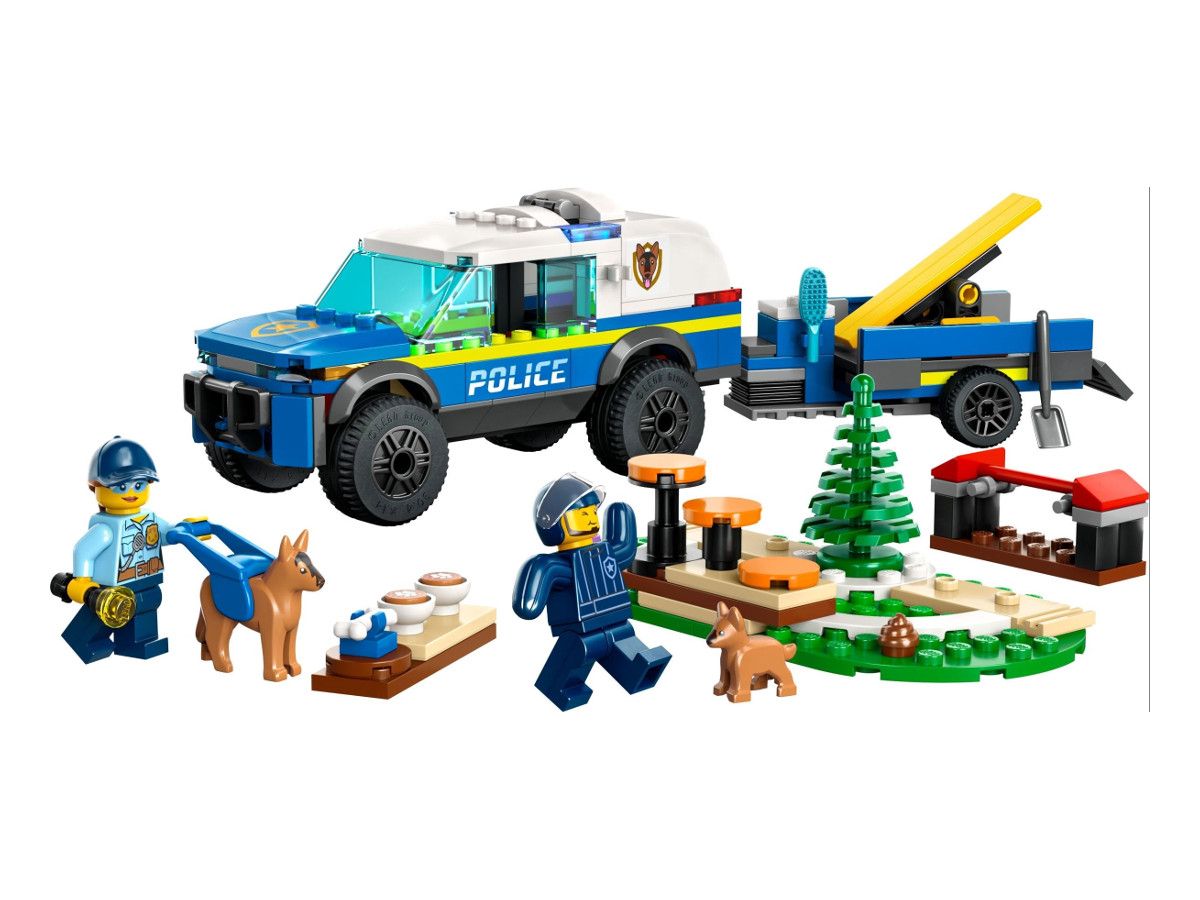 LEGO® City - Școala mobilă de câini de poliție 60369, 197 de piese