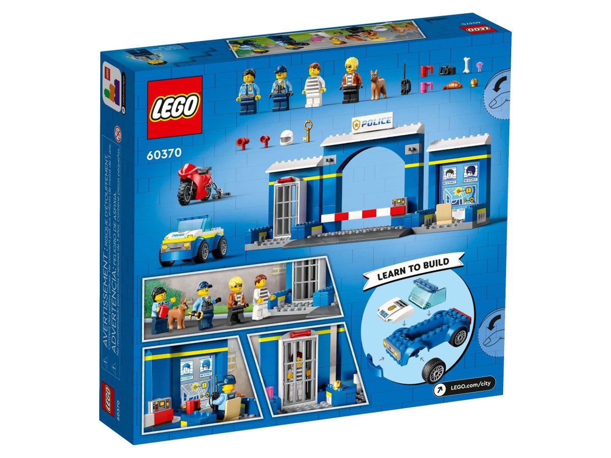 LEGO® City - Urmărirea Secției de Poliție 60370, 172 de piese