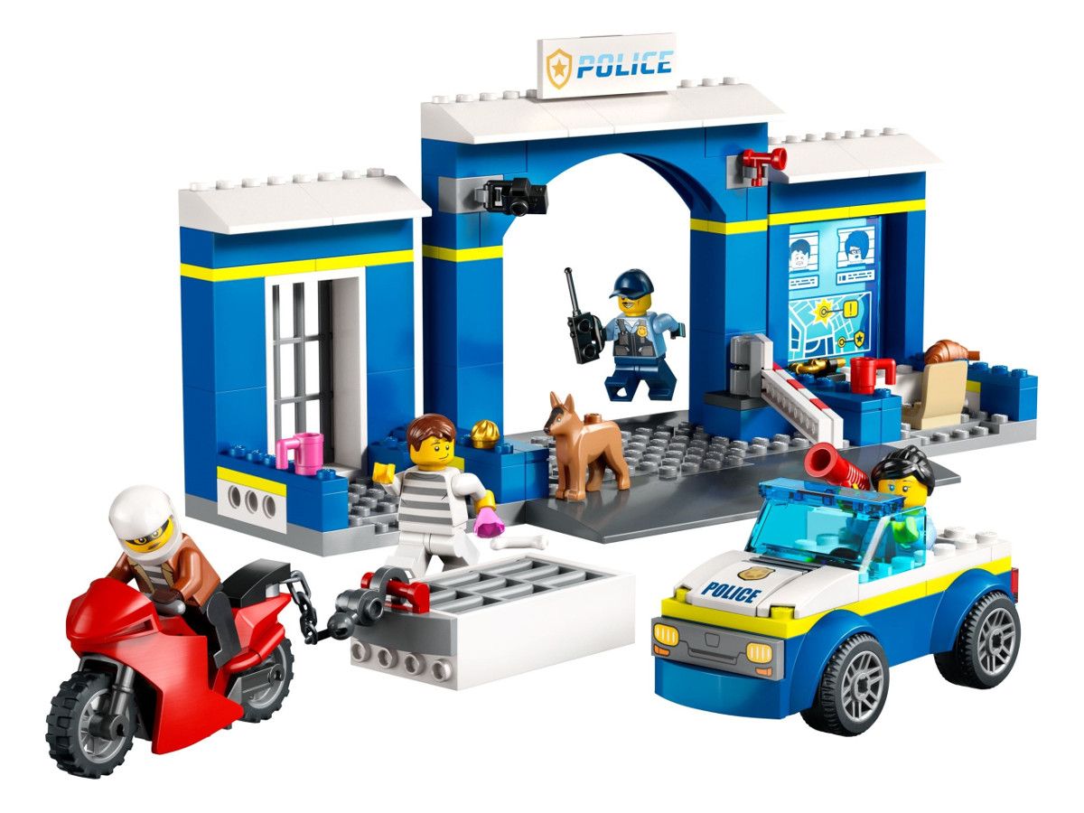 LEGO® City - Urmărirea Secției de Poliție 60370, 172 de piese
