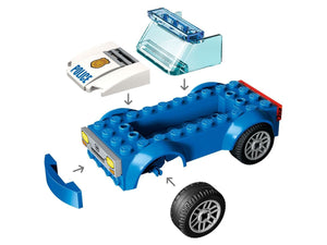 LEGO® City - Urmărirea Secției de Poliție 60370, 172 de piese