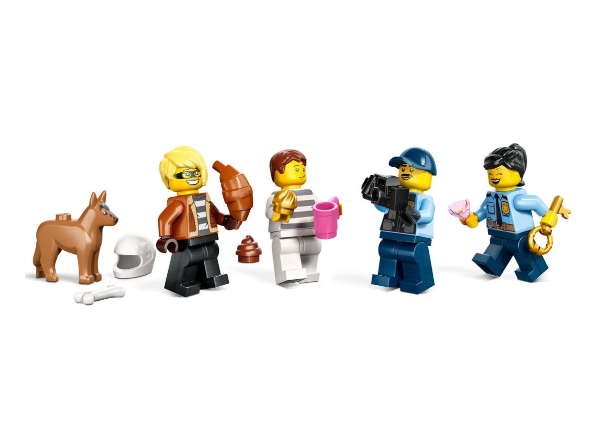 LEGO® City - Urmărirea Secției de Poliție 60370, 172 de piese