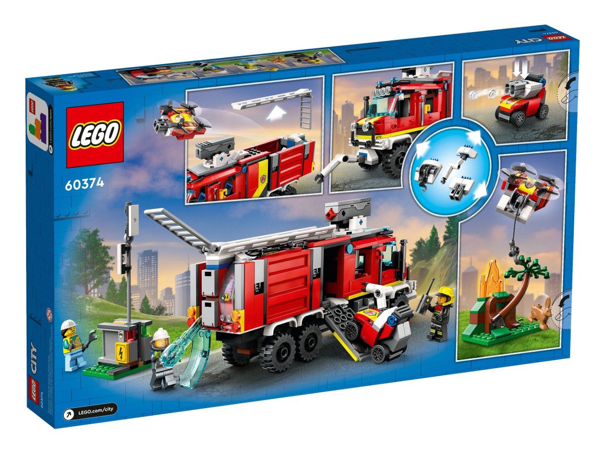 LEGO® City - Autospecială de pompieri 60374, 502 piese