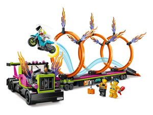 LEGO® City - Provocarea Camionului de Cascade și a Cercului de Pompieri 60357, 479 de piese