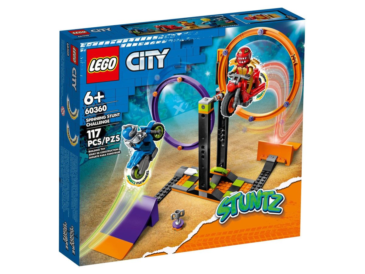 LEGO® City - Provocarea cascadoriei învârtitoare 60360, 117 piese